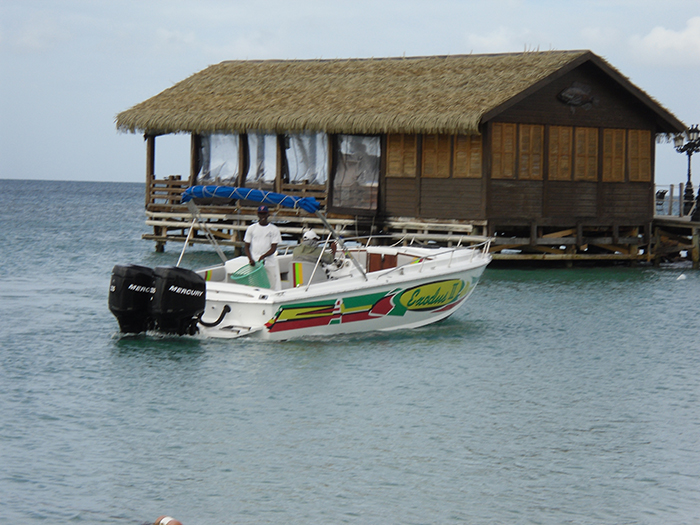 St. Lucia speed boat 