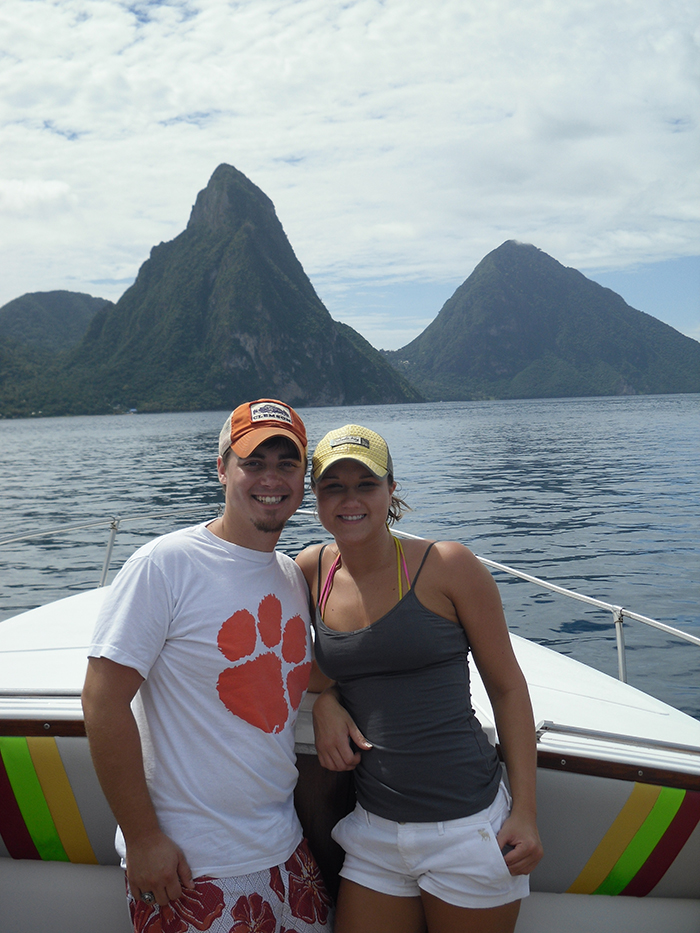 St. Lucia honeymoon