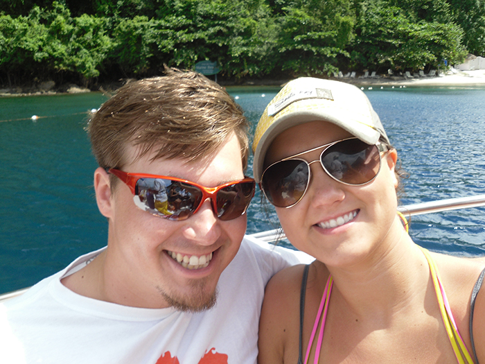 St. Lucian honeymoon