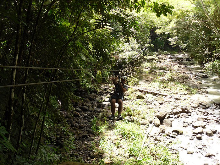 St. Lucia ziplining