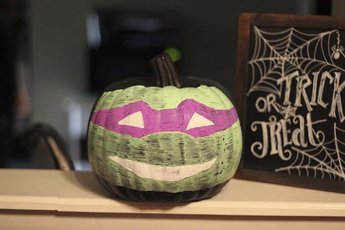 Ninja Turtle Pumpkin