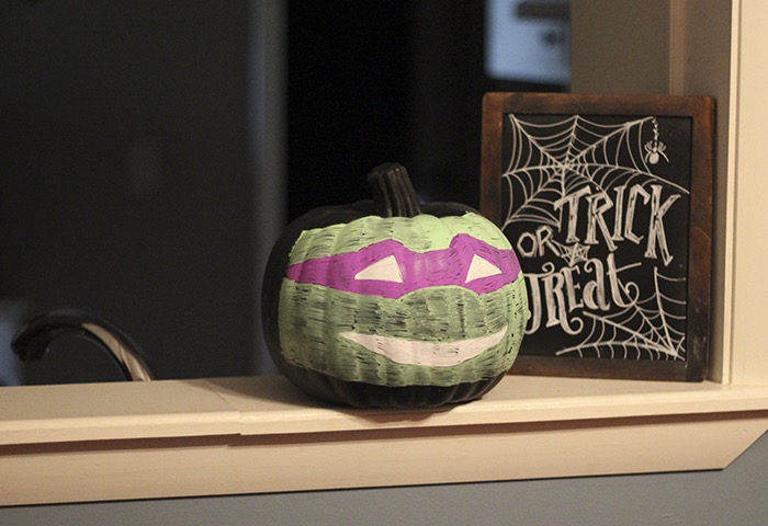 Ninja Turtle Pumpkin