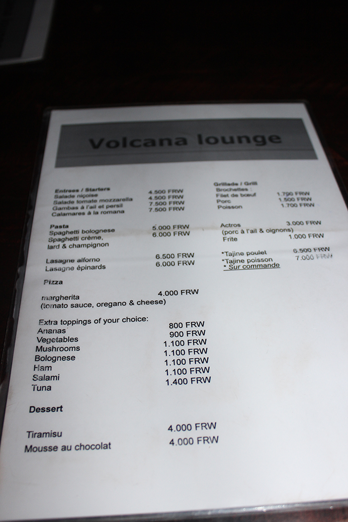 Volcana Lounge Musanze