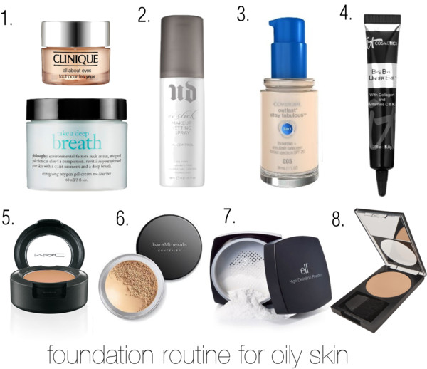 foundation routine for oily skin