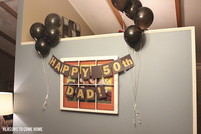 50th birthday decorations for dad