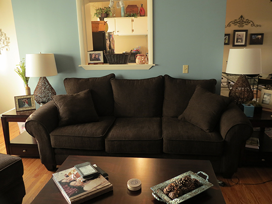 living room after furniture