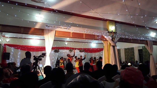 Rwandese Wedding reception