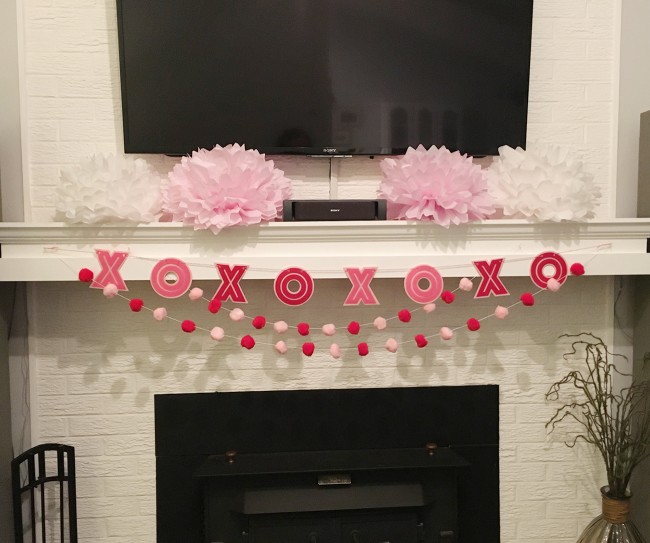 Valentine's Mantel