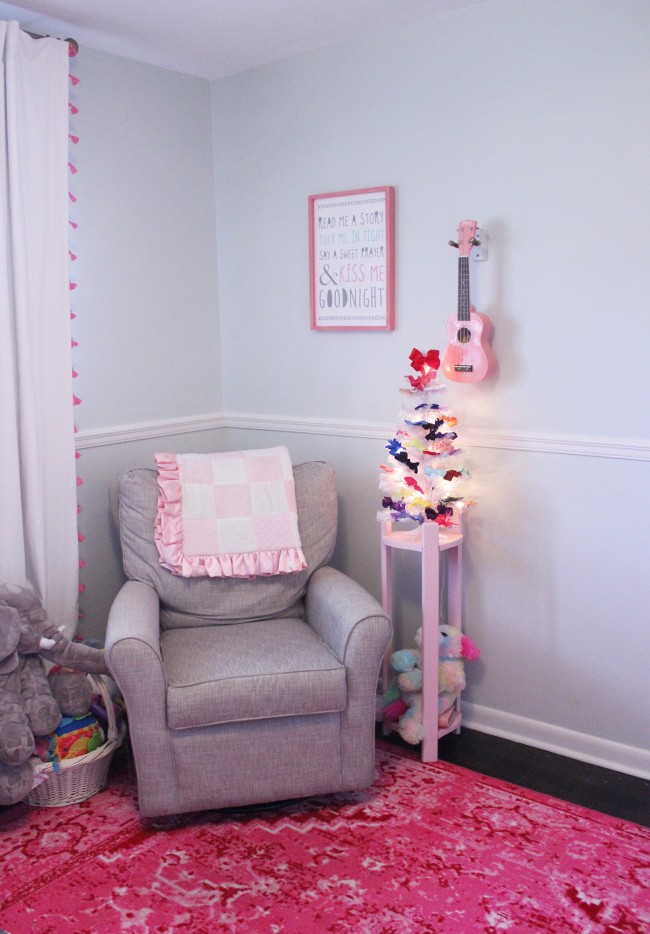 Christmas baby nursery