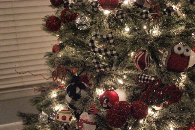 buffalo plaid christmas tree skirt