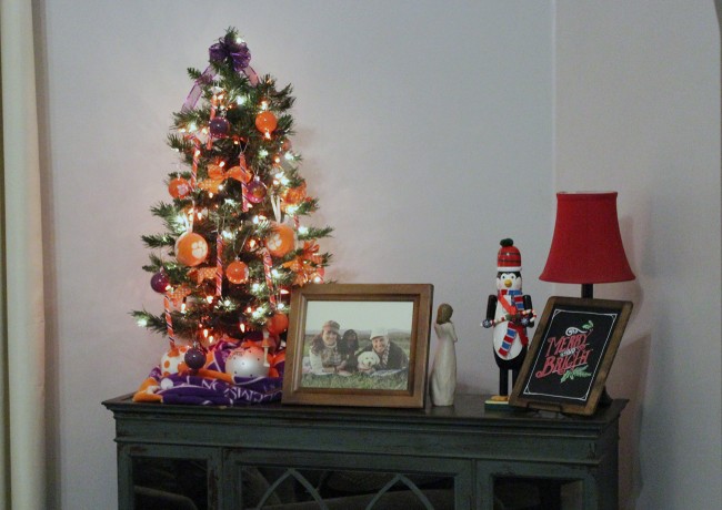 clemson christmas tree